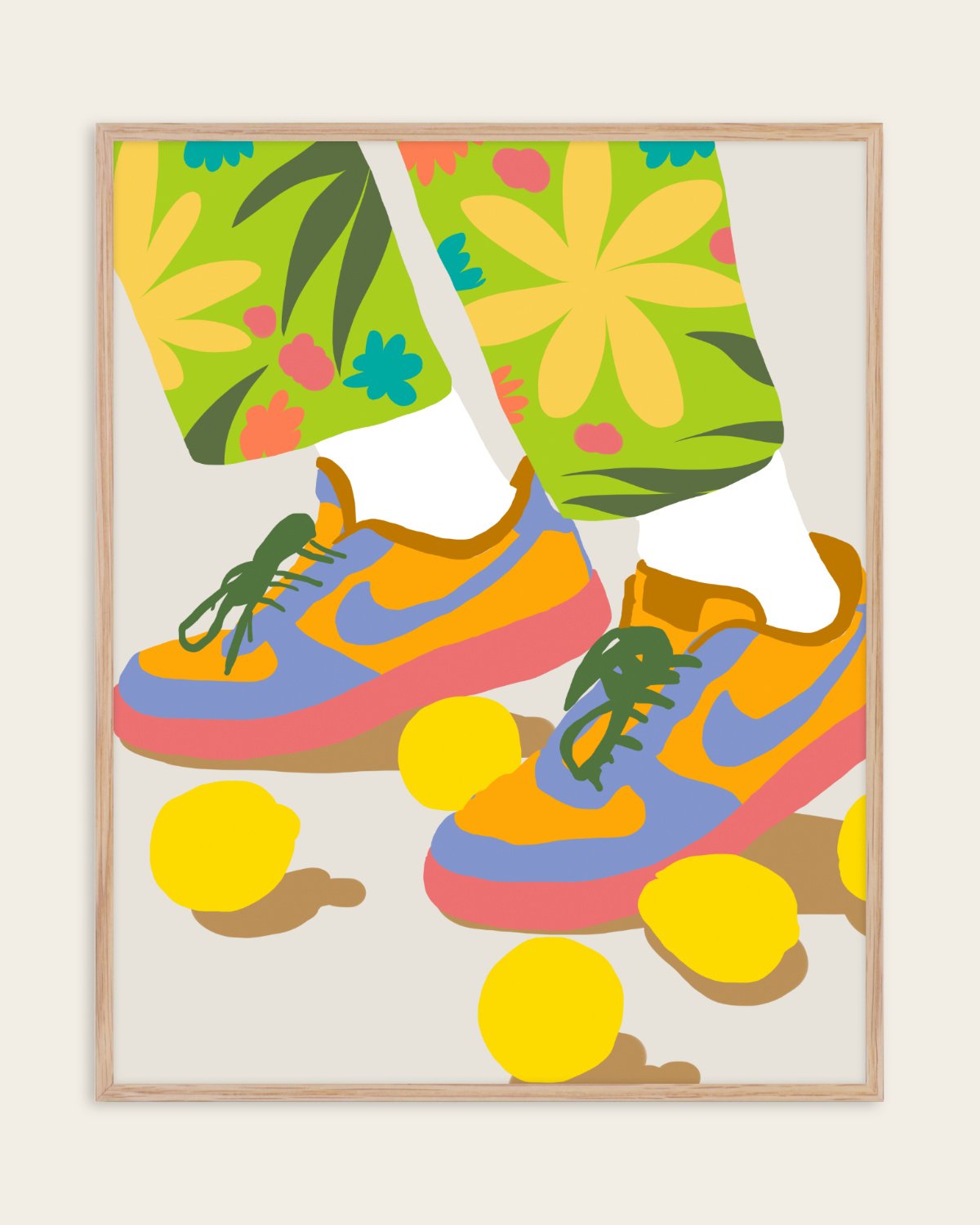 Easy Peasy Lemon Squeezy — Figurative wall art print