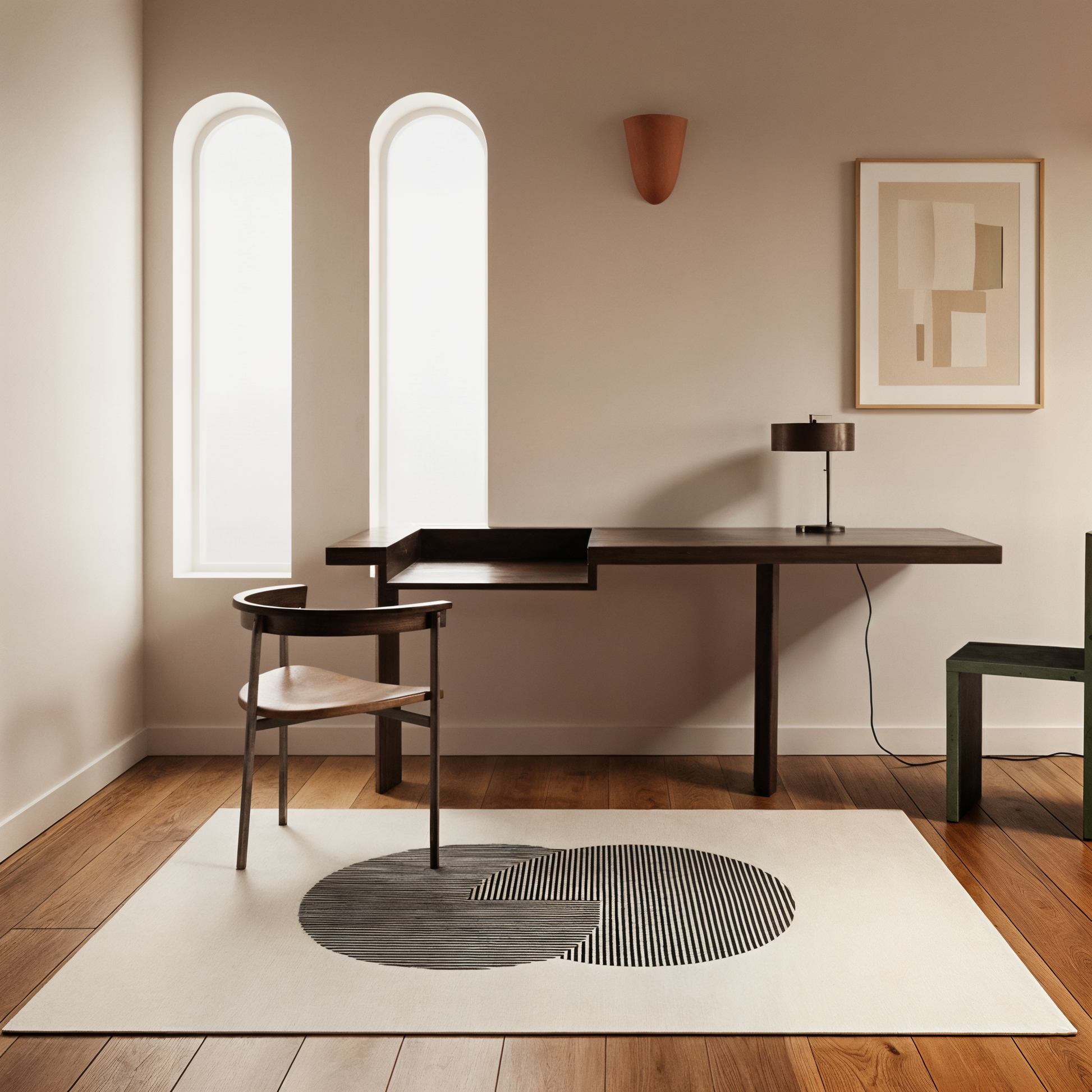 Clique Wool Rug / Bone White | Popyuli