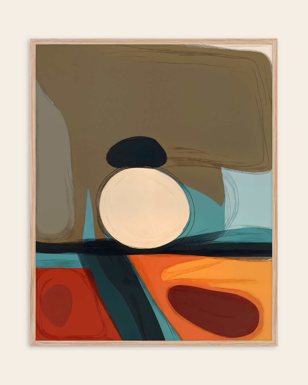 Enthrall — Nordic — Abstract wall art print