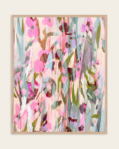 Softly In Bloom — Pastel — Botanical wall art print