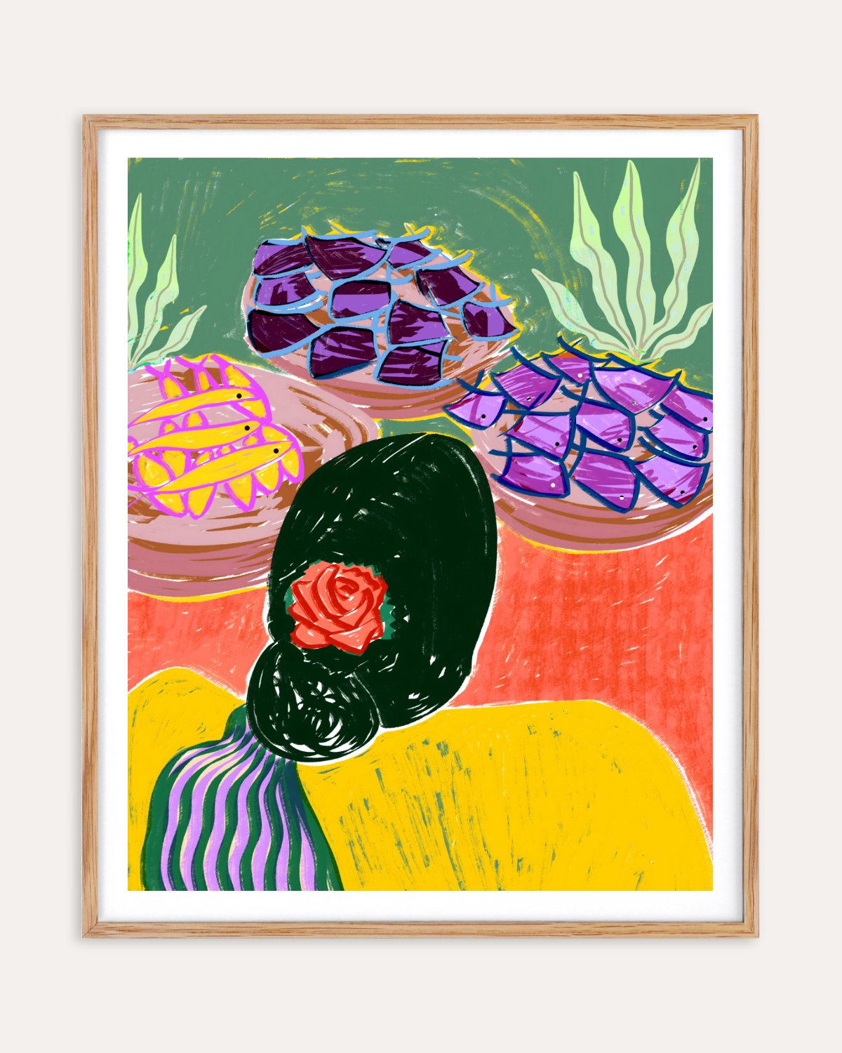 Fish Market — Eclectic — Figurative wall art print