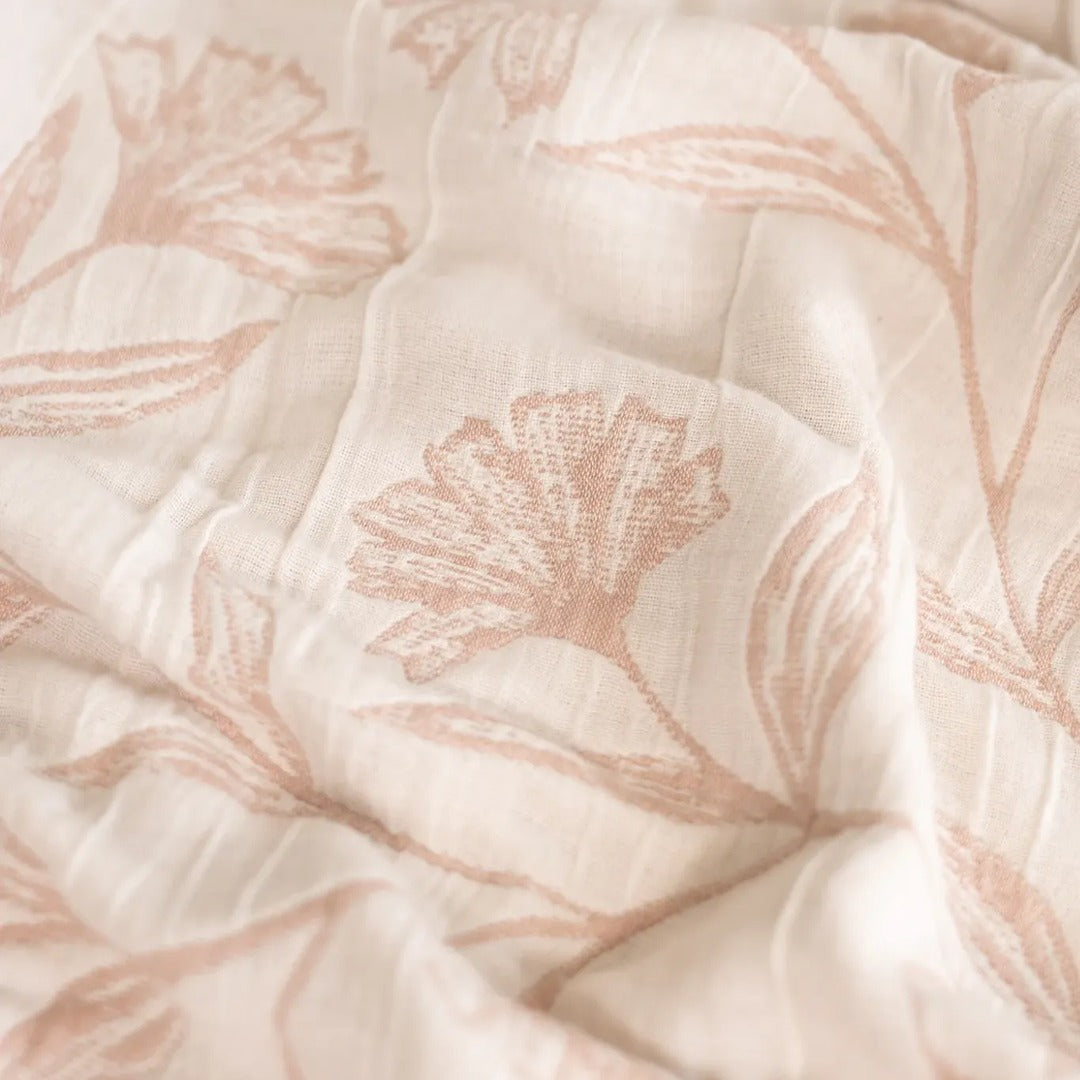 Flora - Blush Bedspread Set