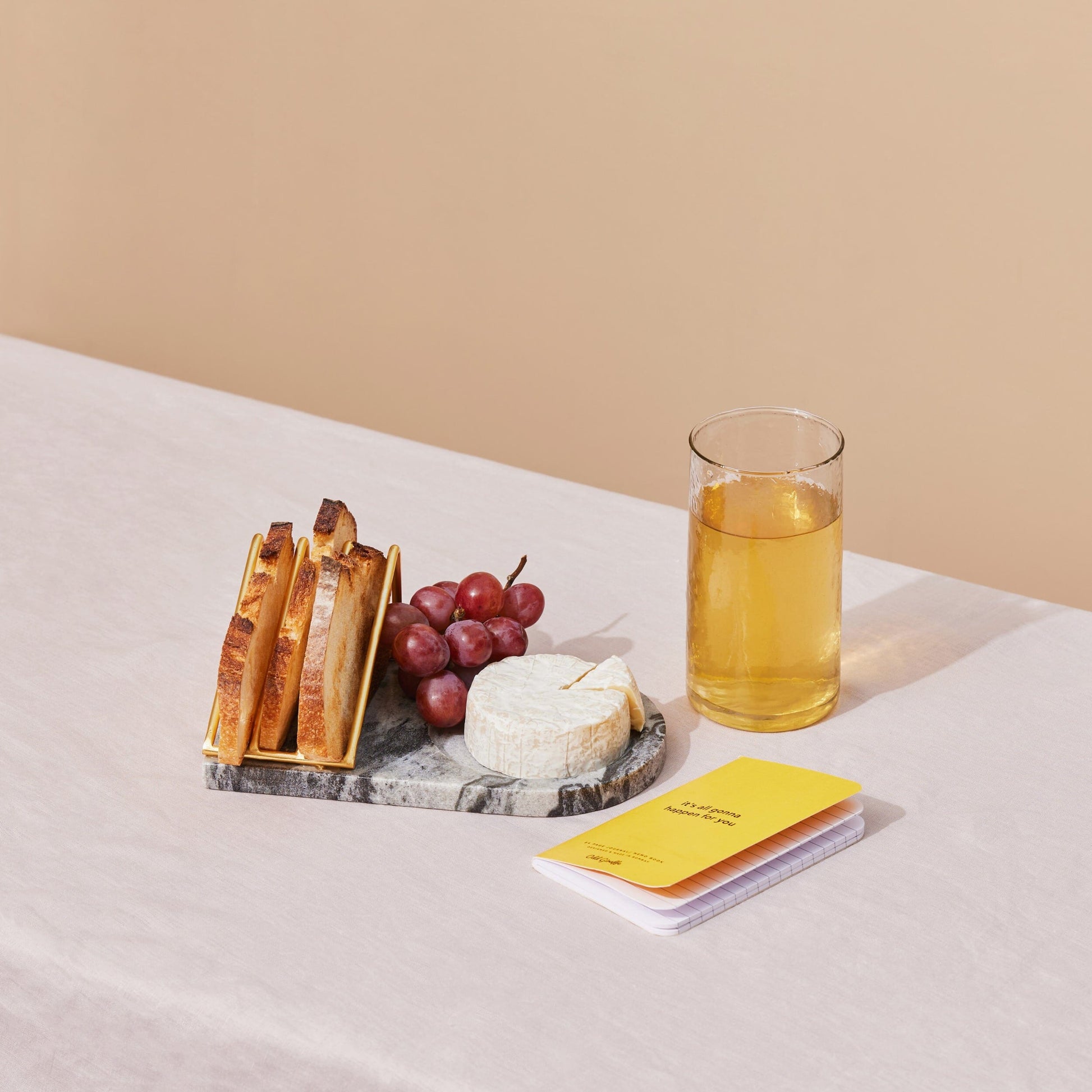 Grey marble Breakfast Tray Popyuli 
