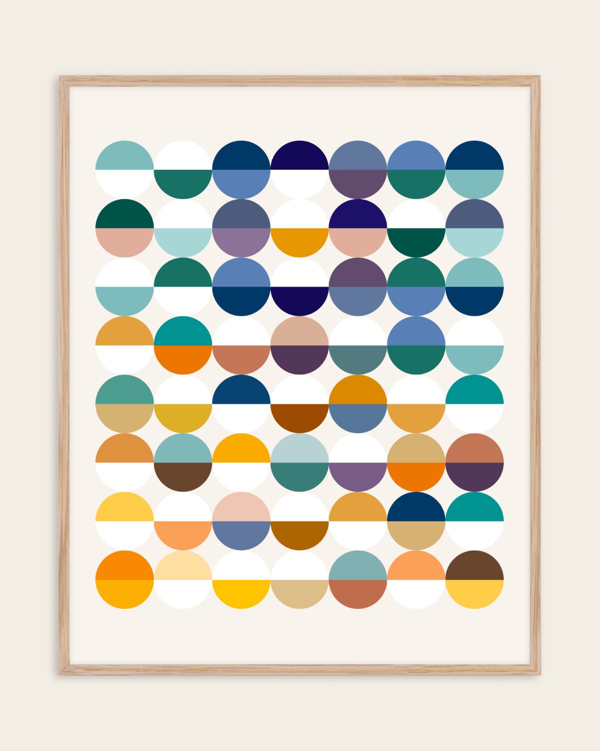 Half Empty Or Half Full — Abstract wall art print