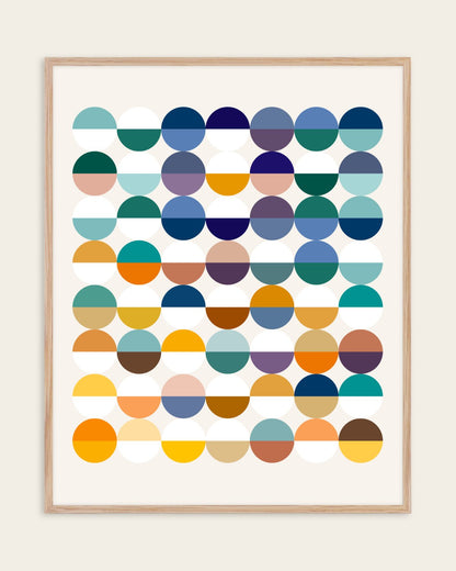 Half Empty Or Half Full — Abstract wall art print