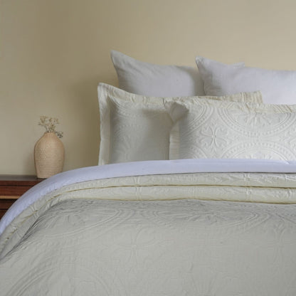 Heritage Bedspread Set Of 3 | Ivory