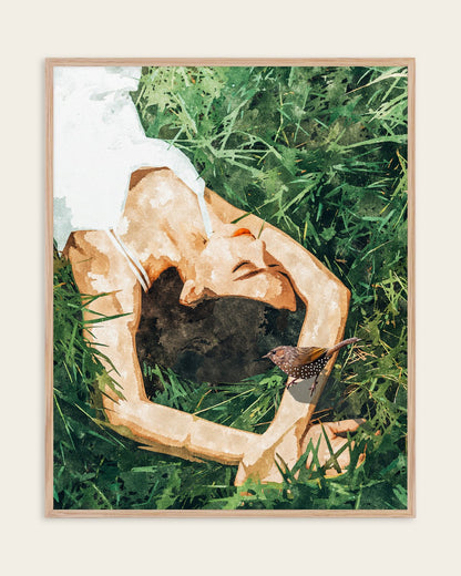 Jungle Nap — Wildlife wall art print