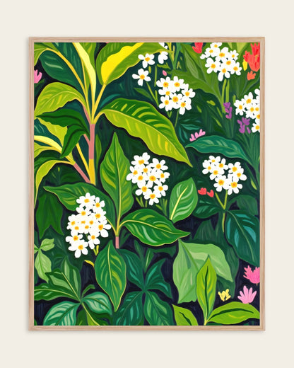 Beneath The Jungle Canopy — Tropical — Botanical wall art print