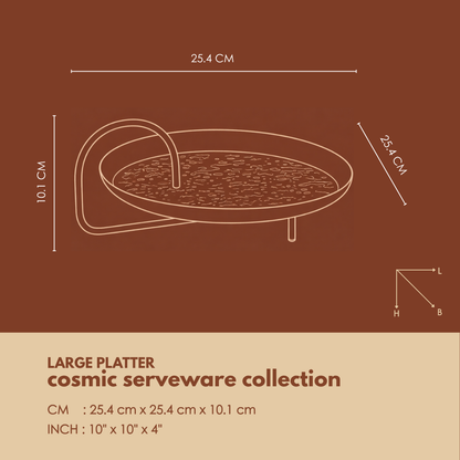 Cosmic Platters | Stainless Steel