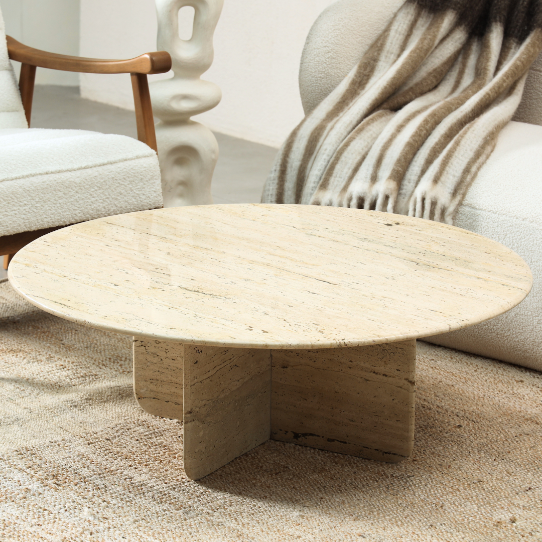 Norge Coffee Table - Travertine