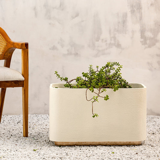 Noah Planter Box - Beige - Ripples Home