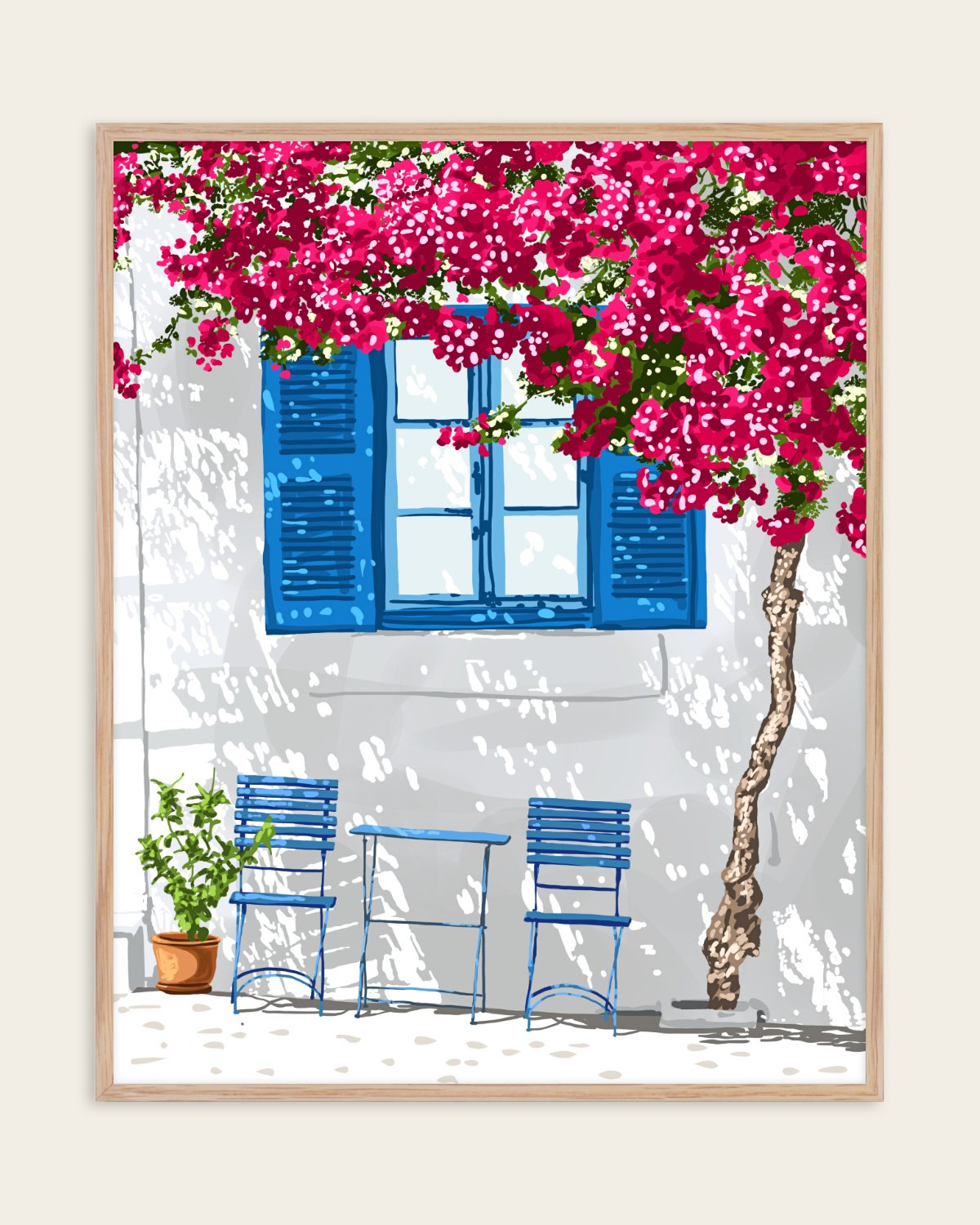 Party Of Two — Architecture wall art print