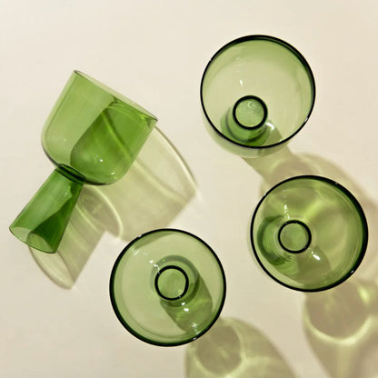 Aria Coloured Glass – Set of 4 | Available in Three Colours