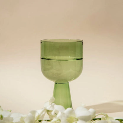 Aria Coloured Glass – Set of 4 | Available in Three Colours