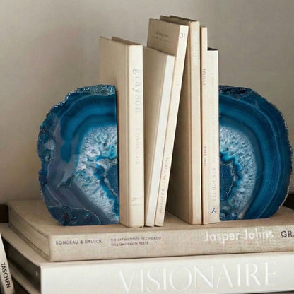 Semi-Precious Stone Bookends