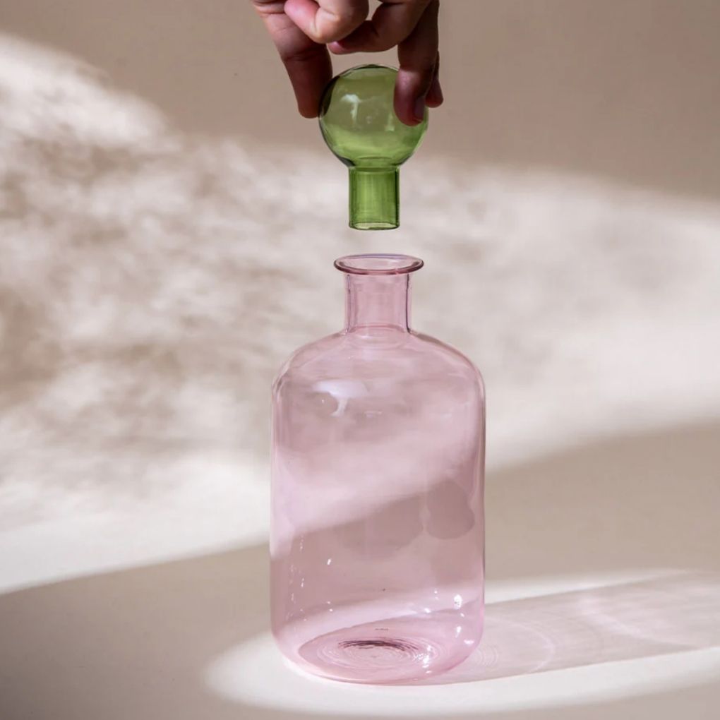 Rosette Glass Caraffe