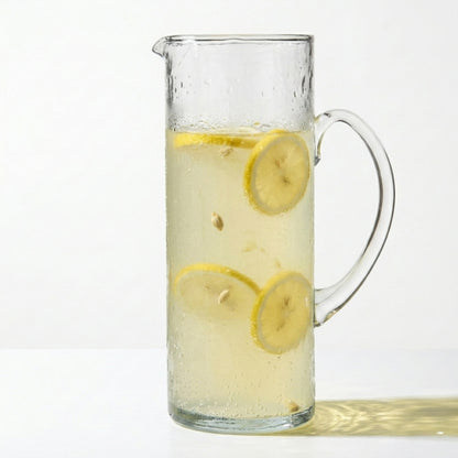 Hammered Glass Pitcher