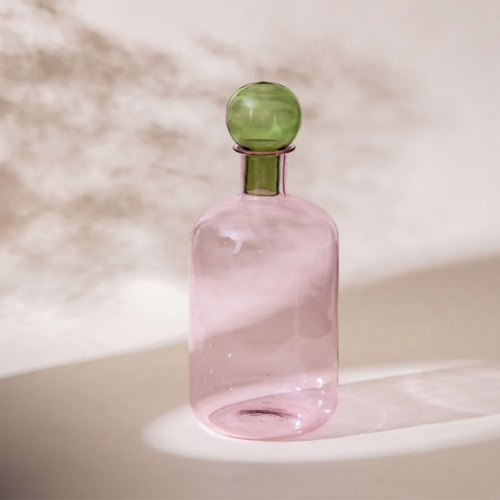 Rosette Glass Caraffe