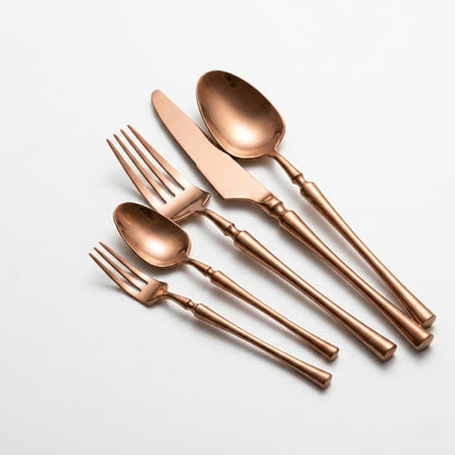Grace Rose Gold Cutlery - Set of 5
