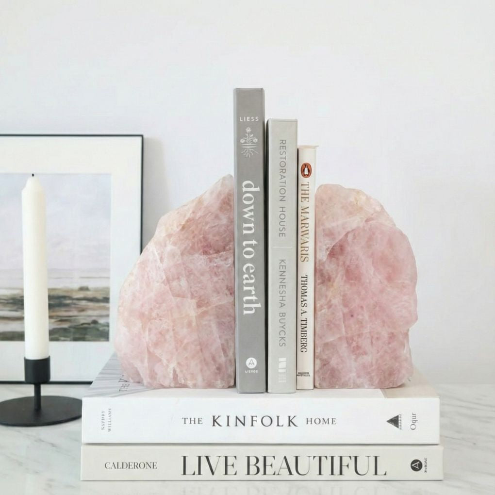 Semi-Precious Stone Bookends