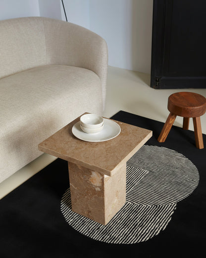 Clique Wool Rug / Pitch Black | Popyuli