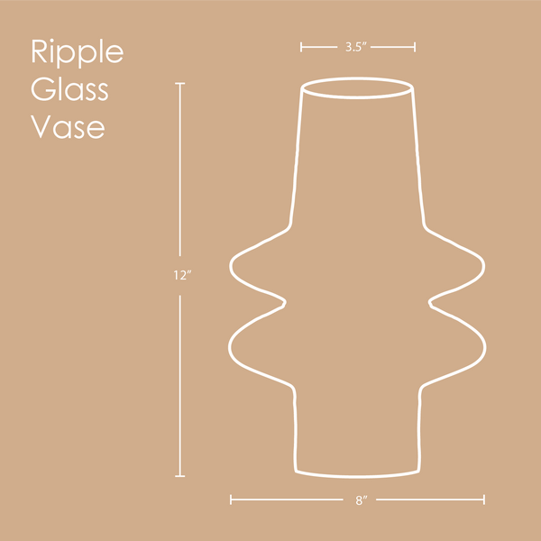 Ripple Glass Vases