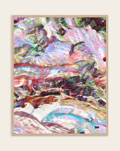 Sequin Haze — Pastel — Abstract wall art print