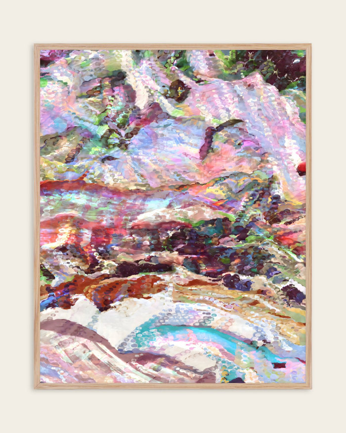 Sequin Haze — Pastel — Abstract wall art print