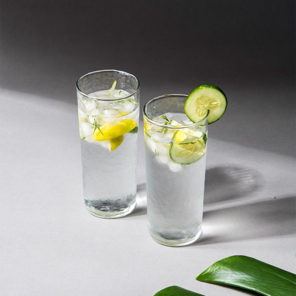 Luma Hammered Glass Set