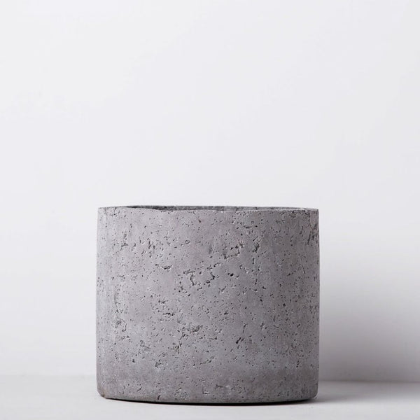 Concrete Mid-Century Planter - Grey