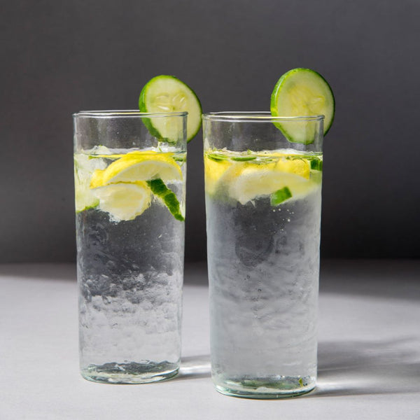 Hammered Glass Set