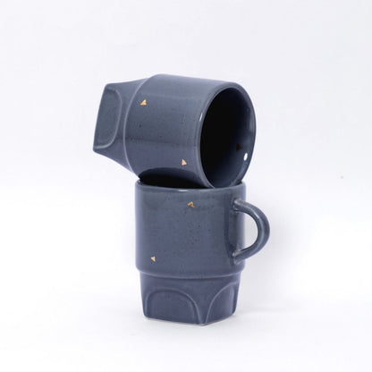 Modernist - Cement^C - Handpainted with 24K Gold