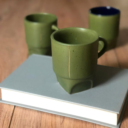 Modernist - Sap | C Cup - Handpainted with 24K Gold