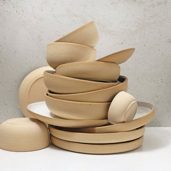 Coupe Pasta Bowl - Speckled Stone