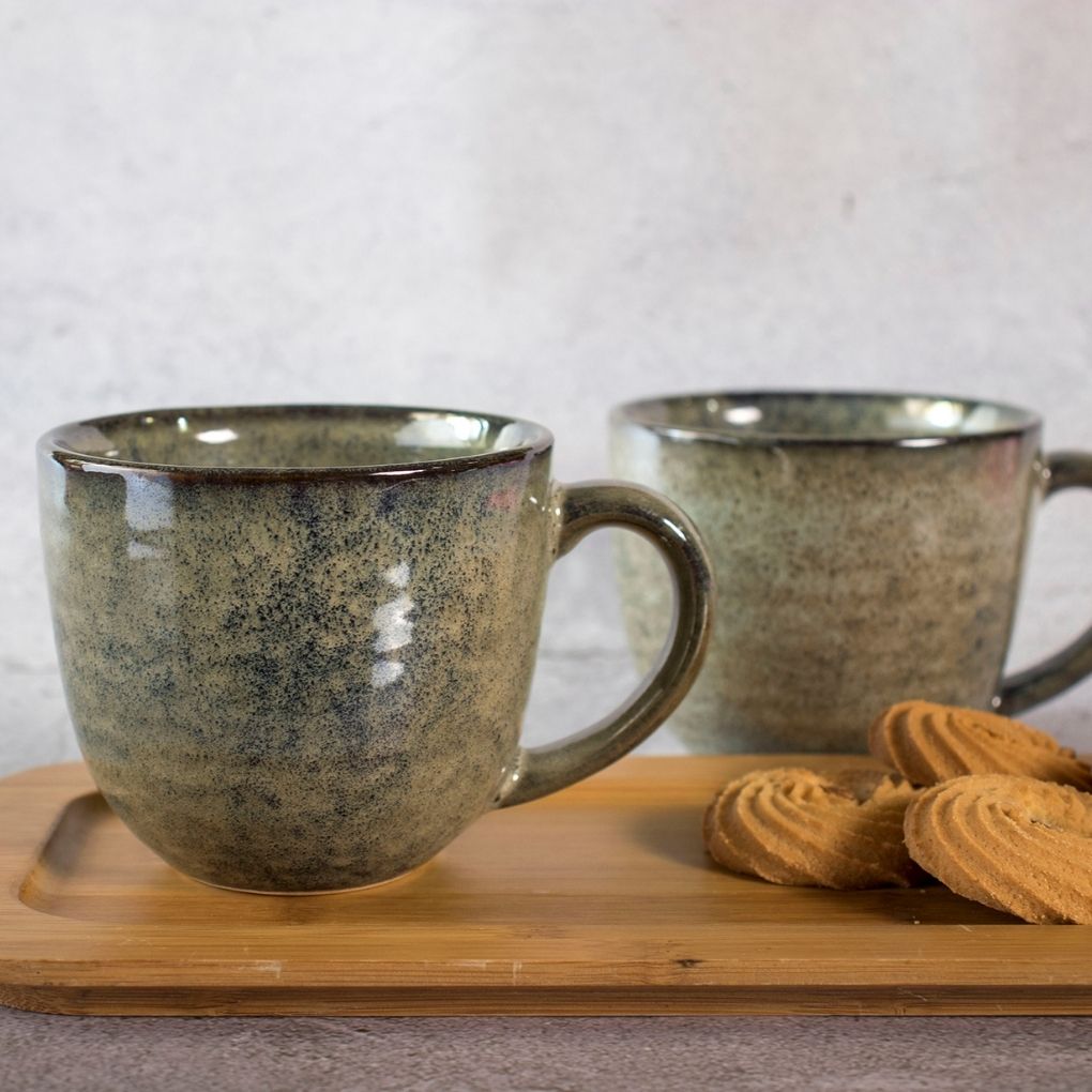 Jaén Stoneware Coffee Mug (440ml) - Set Of 2