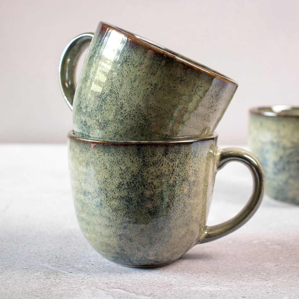 Jaén Stoneware Coffee Mug (440ml) - Set Of 2