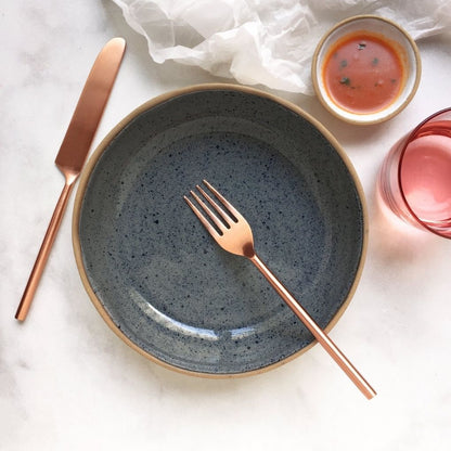 Coupe Pasta Bowl - Speckled Stone