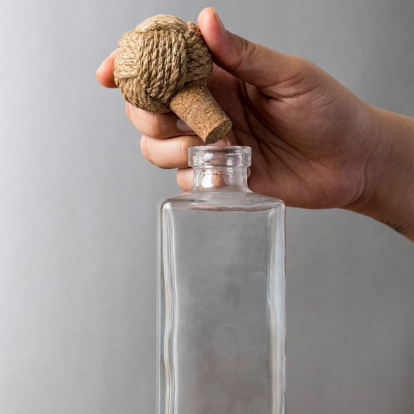 Flower Glass Bottle