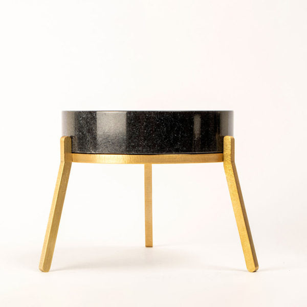 Fyre Medium Candle Holder - Black