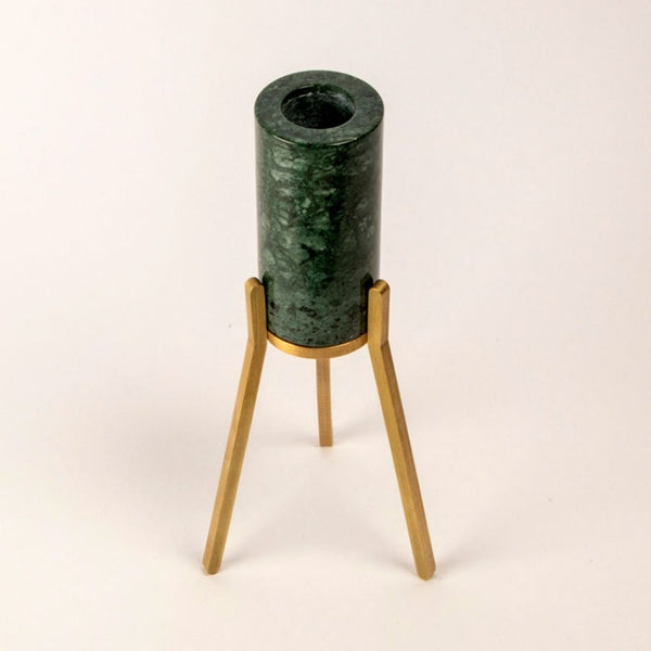 Fyre Large Candle Holder - Green