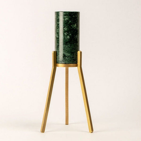 Fyre Large Candle Holder - Green