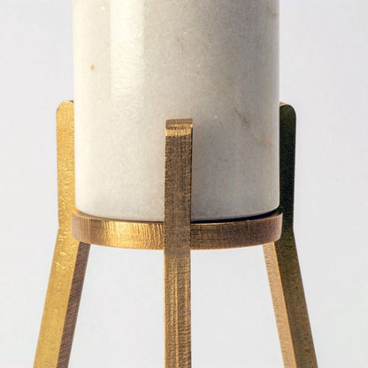 Fyre Large Candle Holder - White