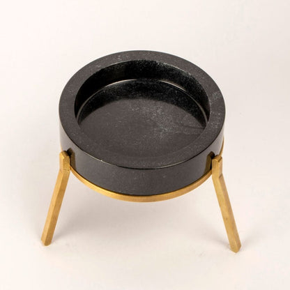 Fyre Medium Candle Holder - Black