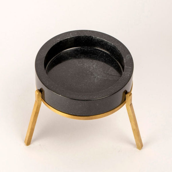 Fyre Medium Candle Holder - Black