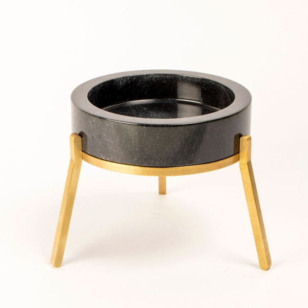 Fyre Medium Candle Holder - Black