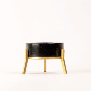 Fyre Small Candle Holder - Black