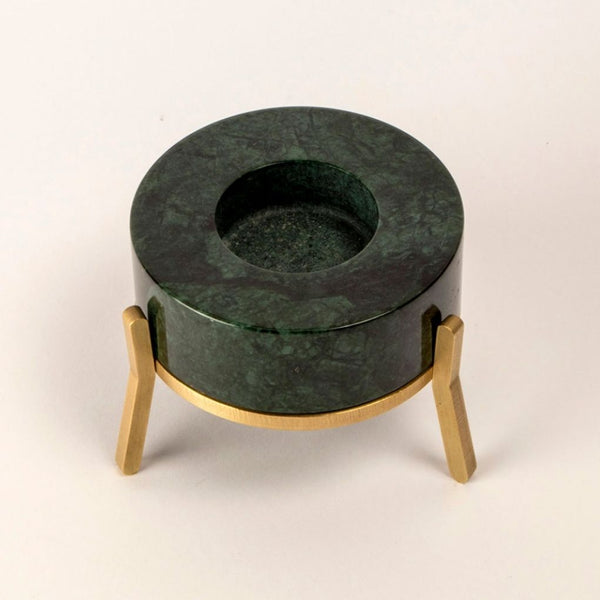 Fyre Small Candle Holder - Green