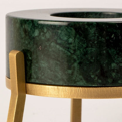 Fyre Small Candle Holder - Green