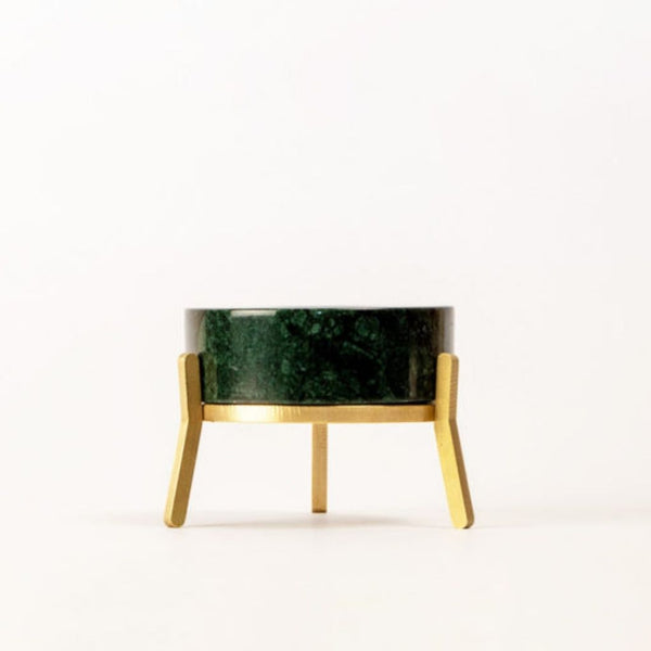 Fyre Small Candle Holder - Green