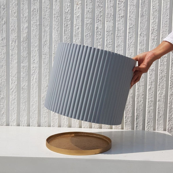 Large Fluted Planter - Black
